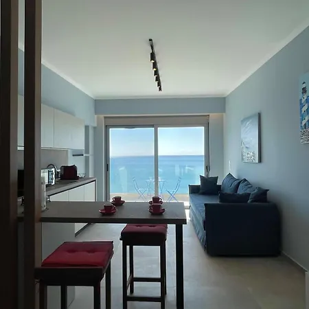 Escape Chic Studio With Seafront Patio Хараки